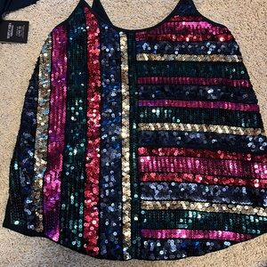 Express Sequin Tank